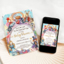Search for alice in wonderland baby shower invitations Queen of hearts