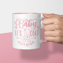 Search for pink snowflakes mugs Baby its cold outside