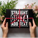 Recherche de droit papier cadeau Typographie