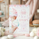 Recherche de crème glacée pastel invitations Été