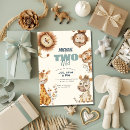 Search for safari animals 2nd birthday invitations Boy