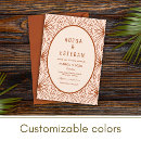 Recherche de motif africain invitations Moderne