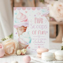 Search for watercolor ice cream birthday invitations Pink