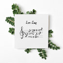 Search for musical notes postcards Valentine