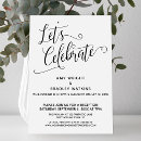 Search for lets celebrate wedding invitations Elegant