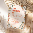 Recherche de rétro de mariage invitations Les années 70