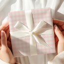 Search for pink gingham wrapping paper Chequered