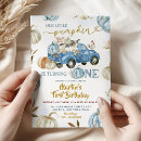Recherche de blue truck anniversaire invitations Pour enfants