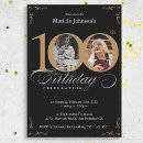 Recherche de 100th anniversaire invitations Élégant