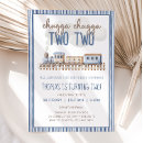 Search for two two train birthday invitations Chugga chugga choo choo