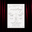 Search for vintage ticket wedding invitations Theatre