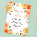 Search for wild flower wedding invitations Elegant modern floral