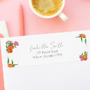 Search for wedding cake return address labels Watercolor