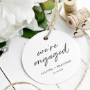 Search for engagement party favour tags Minimalist