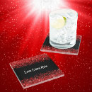 Search for red sparkle glitter coasters Black