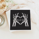 Search for halloween wedding napkins Til death