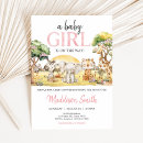 Search for jungle baby girl shower invitations Safari