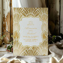 Recherche de grandes gatsby mariage invitations Glamour