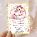 Search for fairy baby shower invitations Unicorn