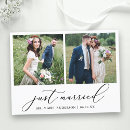 Search for just married postcards Minimalist