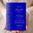 Search for royal blue and silver invitations Modern