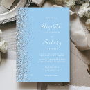 Search for pastel blue wedding invitations Modern