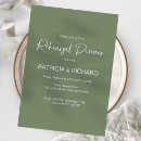 Search for stylish rehearsal dinner invitations Simple