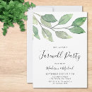 Search for farewell party invitations Greenery