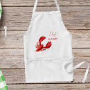 Search for nautical chef aprons Red