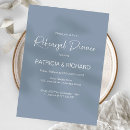 Search for stylish rehearsal dinner invitations Classic
