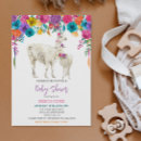 Search for llama fiesta baby shower invitations Watercolor