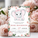 Recherche de girl elephant invitations Mignonne