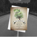 Recherche de arbres vintages invitations Aquarelle