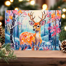 Search for deer christmas cards Non photo