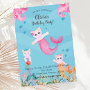 Search for pool cat invitations Mermaid