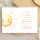 Search for our little sunshine birthday invitations Gender neutral