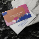 Recherche de terre bleue cartes visite Maquillage