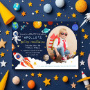 Search for boy astronaut invitations Blast off