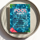 Recherche de bleu piscine invitations Éclabousser