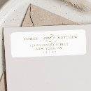 Recherche de romantic return address labels Élégant