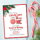 Search for candy cane birthday invitations Sweets