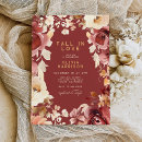 Search for boho floral bridal shower invitations Fall colours