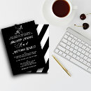 Search for black and white striped wedding invitations Formal