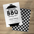 Search for backyard bbq birthday invitations Rustic