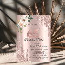 Search for 65th birthday invitations Rose gold