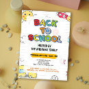 Search for back to school party invitations Cute