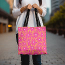 Search for vibrant pink bags Floral design
