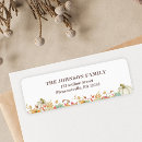 Search for autumn harvest return address labels Floral