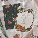 Search for citrus wedding invitations Botanical
