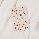 Search for fa la la la la invitations Winter